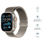 Apple Watch Ultra 2 [GPS + Cellular 49 mm] Natural Titanium Case with Natural Titanium Milanese Loop - M.
