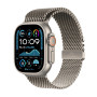 Apple Watch Ultra 2 [GPS + Cellular 49 mm] Natural Titanium Case with Natural Titanium Milanese Loop - M.