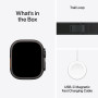 Apple Watch Ultra 2 [GPS + Cellular 49 mm] Smartwatch,Black Titanium Case with Black Trail Loop-S/M.