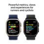 Apple Watch Ultra 2 [GPS + Cellular 49 mm] Smartwatch,Black Titanium Case with Black Trail Loop-S/M.