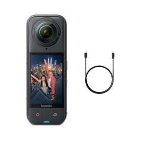Insta360 X5 - Waterproof 8K 360° Action Camera, Leading Low Light, Invisible Selfie Stick Effect, 3-Hour Battery