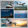 IZI Spectra Combo, 4K HDR Drone, Night Vision, 1-Inch CMOS, 102 Min Flight, 22KM Range, Omni Obstacle Sensor,1 key RTH