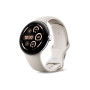 Google Pixel Watch 3 (45 mm) –Polished Silver Aluminium Case – Porcelain band – Wi-Fi