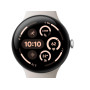 Google Pixel Watch 3 (45 mm) –Polished Silver Aluminium Case – Porcelain band – Wi-Fi