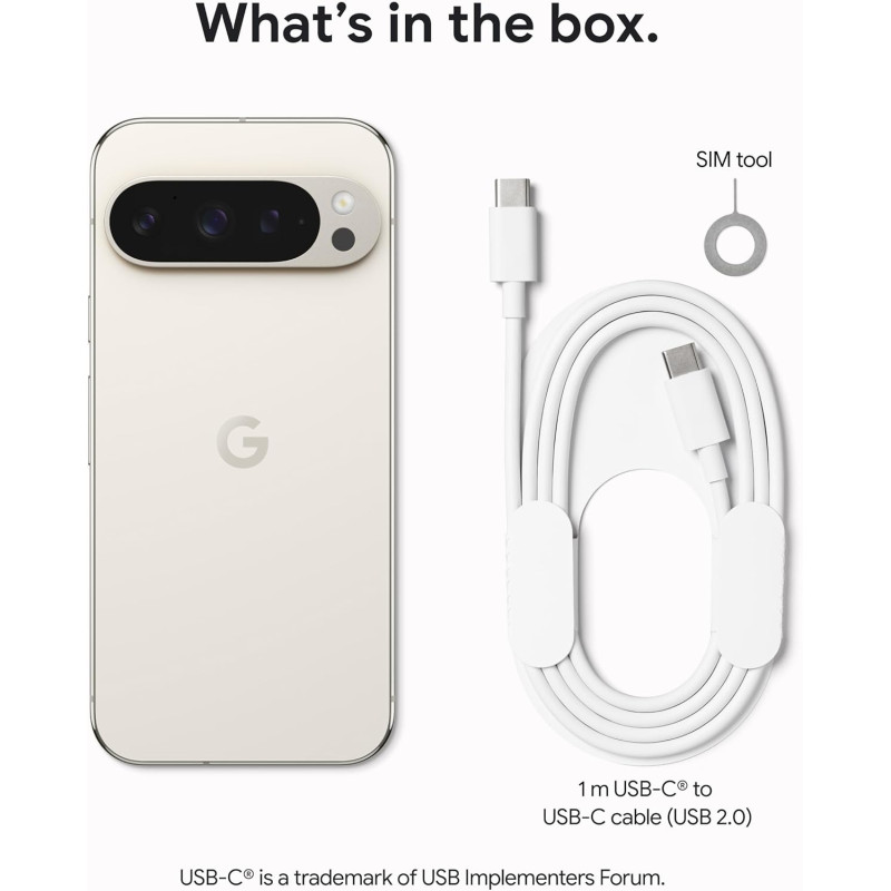 Google Pixel 9 Pro ( Porcelain, 16GB RAM 128GB)