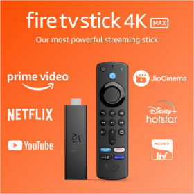 Fire TV Stick 4K Max streaming device, Wi-Fi 6, Alexa Voice Remote