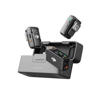 DJI Mic 2 Wireless Microphone System (2 TX + 1 RX + Charging Case)