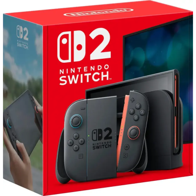 Nintendo Switch 2 Standard Edition with Red & Blue Joy Con (Black)