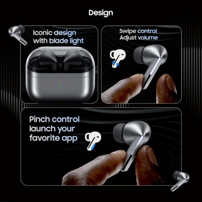 Samsung Galaxy Buds3 Pro (Silver) Wireless Earbuds | Best Price India