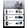 Hollyland Lark M2 Combo Wireless Microphone for iPhone/Camera/Android/PC