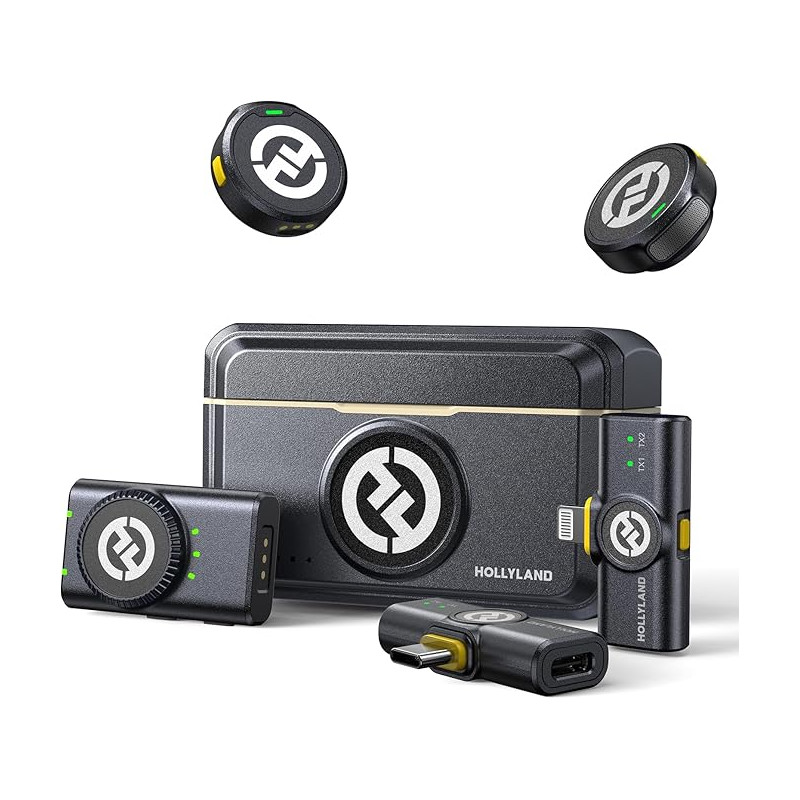 iPhone/AndroidHollylandLARKM2ワイヤレスマイク訳あり Hollyland Lark M2 Combo Wireless Microphone | Best Price India