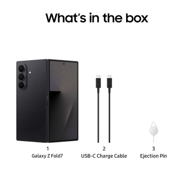 Samsung Galaxy Z Fold7 Jet Black | 12GB RAM 512GB | Foldable