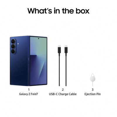 Samsung Galaxy Z Fold7 (12GB RAM, 256GB, Blue Shadow) | Best Price