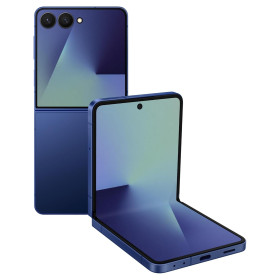 Samsung Galaxy Z Flip7 5G Smartphone with Galaxy AI (Blue Shadow, 12GB RAM, 512GB Storage)