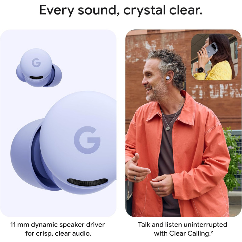 Google Pixel Buds 2a ANC Wireless Earbuds Hazel | Buy India