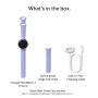 Google Pixel Watch 4 (Polished Silver Aluminium Case/Iris Active Band ) 41MM