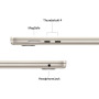Apple 2025 MacBook Air (13.6-inch, Apple M4 chip with 10-core CPU and 10-core GPU, 16GB Unified Memory, 256GB) - Starlight