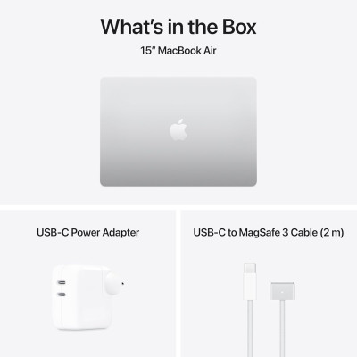 Apple MacBook Air 2025 M4 13.6-inch Silver | 16GB RAM 256GB Apple MacBook Air 2025 M4 13.6-inch Silver | 16GB RAM 256GB