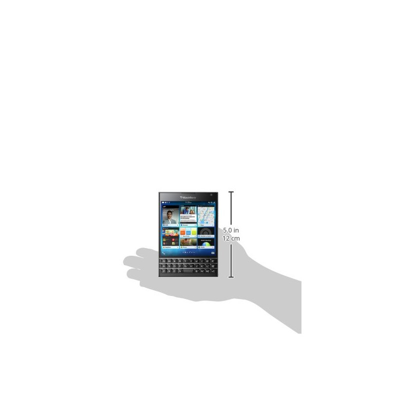 BlackBerry Passport Black – 3GB RAM, 32GB Storage | Wide