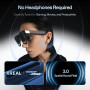 XREAL One Pro AR Glasses with X1 Chip,XR Glasses for iPhone 17/16, Steam Deck, ROG, Mac, PC, Android & iOS L (IPD 66-75mm)