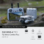 DJI Mini 4 Pro Fly More Combo Plus Drone and RC 2 Remote Control with Built-in Screen