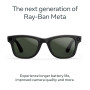 Ray-Ban Meta - Wayfarer (Gen 2) glasses with Meta AI, Audio, Photo, Video Compatability - Transitions Green lenses - Shiny Black