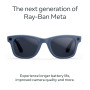Ray-Ban Meta - Wayfarer (Gen 2) glasses with Meta AI-Transitions Sapphire lenses-Shiny Cosmic Blue