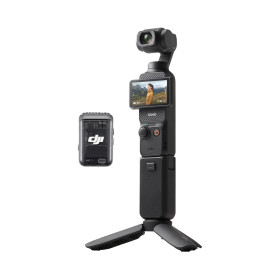 DJI Osmo Pocket 3 Standard — 3-Axis Stabilized 4K Handheld Camera with Rotatable Touchscreen — Gray