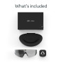 Oakley | Meta Vanguard with Meta AI, Audio, Photo, Video Compatibility - White, Prizm™ Black