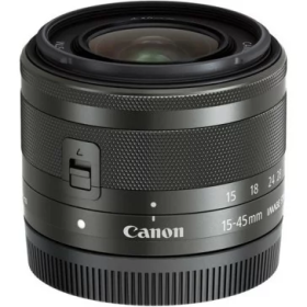 Canon EF-M 15-45mm f/3.5-6.3 IS STM Lens (Graphite)