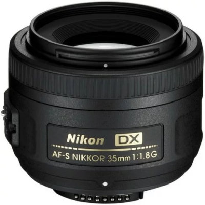 Nikon AF-S DX NIKKOR 35mm f/1.8G Lens – White Box from Kit