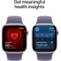 Apple Watch Series 11 (GPS+Cellular) 46mm Aluminum Case with Purple Fog Sport Band, M/L – Silver