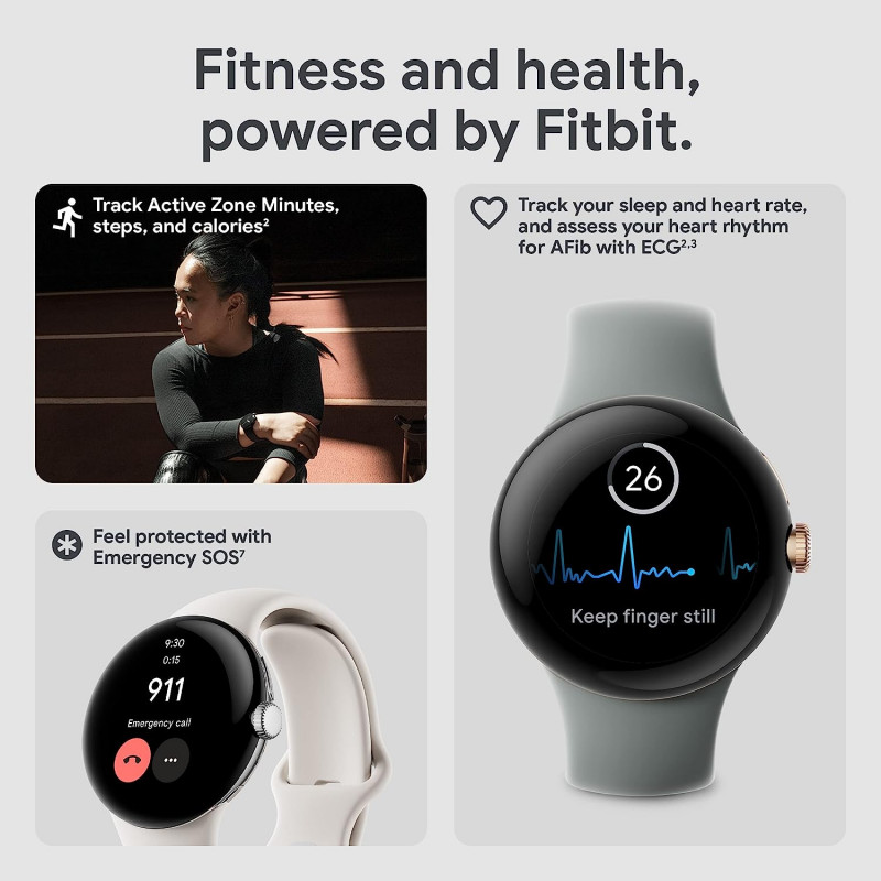 Google PIXEL WATCH BT/WI-FI MATTE BLACK… Amazon.com: Google Pixel Watch - Android Smartwatch with