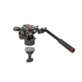 Manfrotto Nitrotech N8 Video Head W/CF Twin Leg Tripod GS 100/75mm MVKN8TWINGC