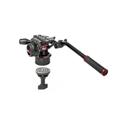 Manfrotto Nitrotech N8 Video Head W/CF Twin Leg Tripod GS 100/75mm MVKN8TWINGC