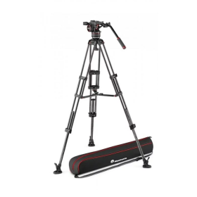 Manfrotto Tripod System with QR Black 055XB,128RC
