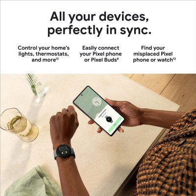 Google Pixel Watch - with Fitbit Activity Tracking - Champagne