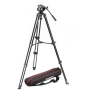Manfrotto Tripod with Fluid Video Head Lightweight with Side Lock, MVK500AM