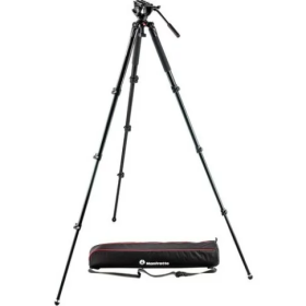 Manfrotto 500 Fluid Video Head & Alu Single Leg Tripod MVK500AQ