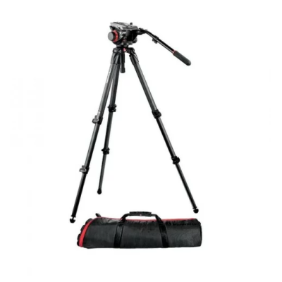 Manfrotto 504 Fluid Video Head & 535 CF Single Leg Tripod, 504HD,535K