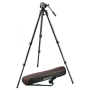 Manfrotto 504 Fluid Video Head & 535 CF Single Leg Tripod, 504HD,535K