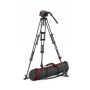 Manfrotto 504 Video Head W CF Twin Leg Tripod GS 100/75mm MVK504TWINGC