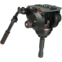 Manfrotto 509 Fluid Video Head & 545B Alu Twin Leg Tripod, 509HD,545BK