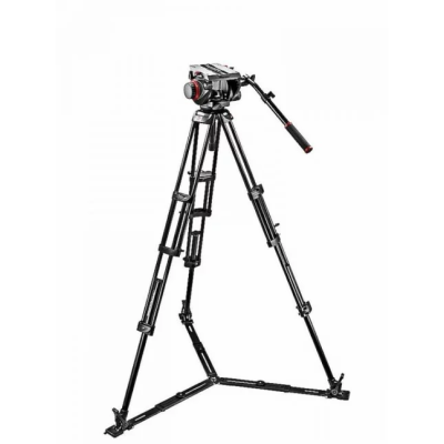 Manfrotto 509 Fluid Video Head & 545GB Alu Twin Leg Tripod, 509HD,545GBK