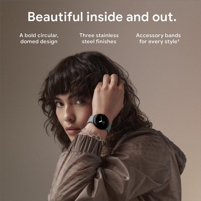 Google Pixel Watch - with Fitbit Activity Tracking - Polished
