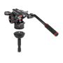 Manfrotto Nitrotech N12 Video Head W CF Twin Leg Tripod MS 100/75mm, MVKN12TWINMC