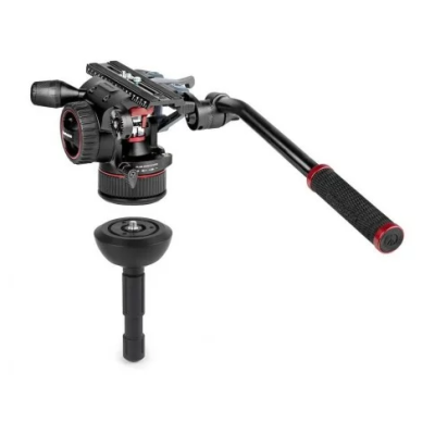 Manfrotto Nitrotech N12 Video Head with Twin Leg Tripod Mid