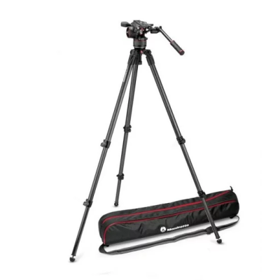 Manfrotto Nitrotech N8 Video Head W CF Single Legs Tripod MVKN8C