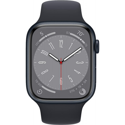 Apple Watch Series 8 GPS 45mm (Midnight Aluminium, Midnight Sport