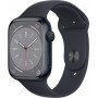 Apple Watch Series 8 - GPS 45 mm - Smart Watch w/ Midnight Aluminium Case with Midnight Sport Band